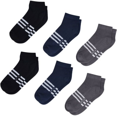 Air Garb Unisex Solid Ankle Length(Pack of 6)