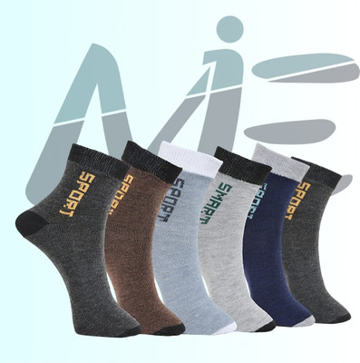 MJE Men & Women Striped Ankle Length(Pack of 6)