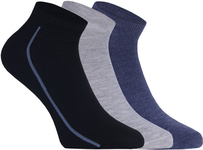 KRISOXO Unisex Solid Ankle Length(Pack of 3)