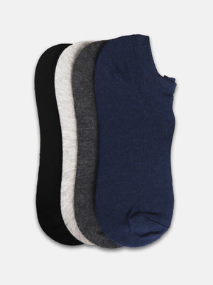 Kolor Fusion Men & Women Solid Low Cut(Pack of 4)