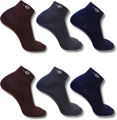 ecosync Men & Women Solid Low Cut(Pack of 6)