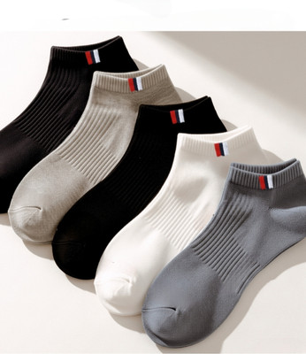 Verticarox Men & Women Solid Low Cut, Ankle Length(Pack of 5)