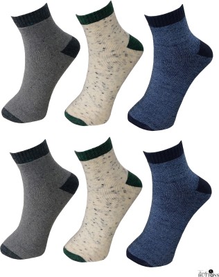 Peridot Credo Unisex Color Block Ankle Length(Pack of 6)