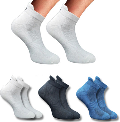 ecosync Unisex Solid Ankle Length(Pack of 3)