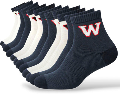 Wevexx Unisex Printed Ankle Length, Mid-Calf/Crew(Pack of 6)
