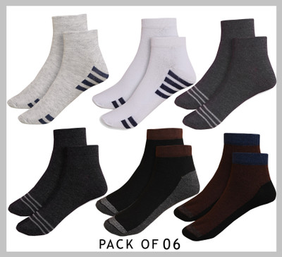 strucker Men Self Design Ankle Length(Pack of 6)