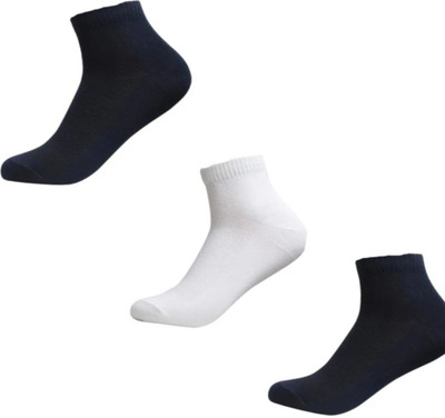 Akeet Trend Men Solid Ankle Length(Pack of 3)