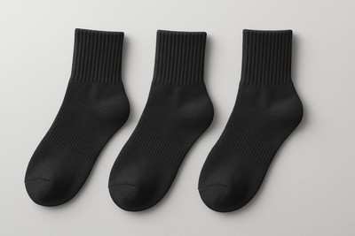 Faden Blue Men & Women Solid Ankle Length(Pack of 3)