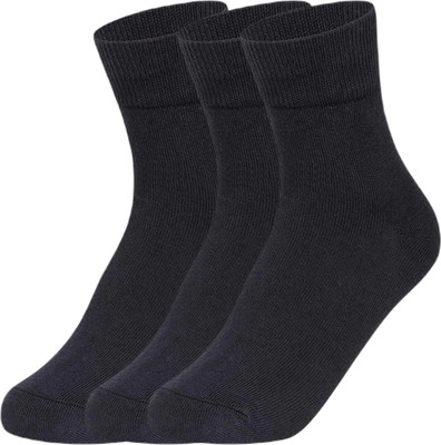 VAPINDIA Boys & Girls Color Block Calf Length(Pack of 3)