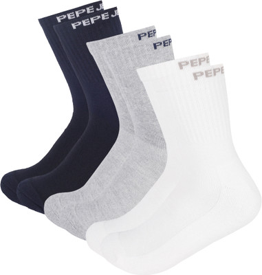 Pepe Jeans Men Self Design Calf Length(Pack of 3)