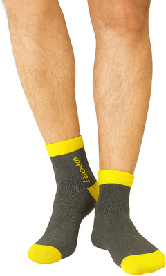 URBAN KORS Unisex Self Design Mid-Calf/Crew(Pack of 10)