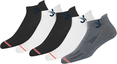 JERONOVIX Unisex Color Block, Striped, Printed, Solid Low Cut, Ankle Length(Pack of 5)