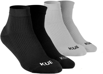 KUE Unisex Solid Ankle Length(Pack of 2)