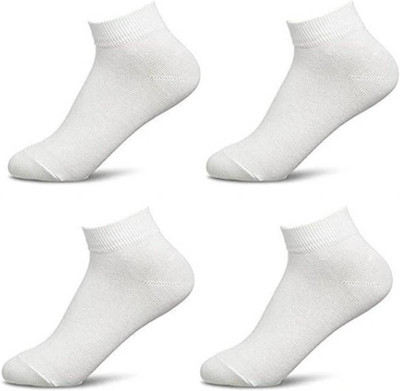 Vibecarts Unisex Solid Ankle Length(Pack of 4)