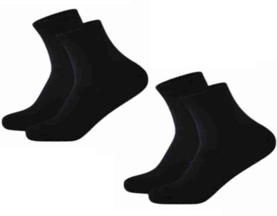 Parthstylemart Unisex Solid Ankle Length(Pack of 2)