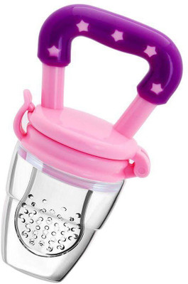 brikshi BPA Free Feed Nibbler Fruit Nibbler/Silicone Pacifier Feeder for Baby Purple Feeder(Purple)
