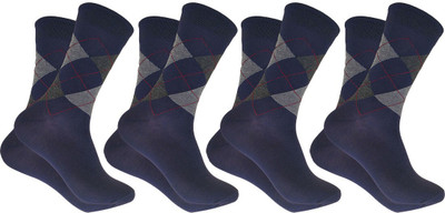 Cozyway Men Mid-Calf/Crew(Pack of 4)