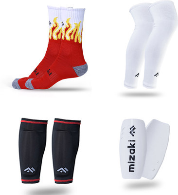 MIZAKI Men & Women Self Design Over the Knee, Calf Length