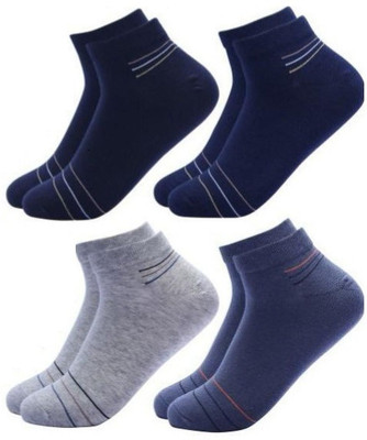 Akeet Trend Men Striped Ankle Length(Pack of 4)