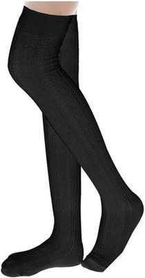 Dhanyata Women Solid Knee High
