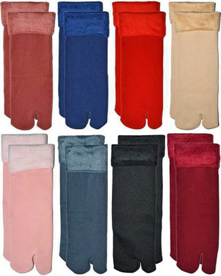 The Ubals Men & Women Solid Ankle Length(Pack of 8)