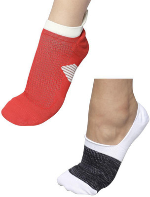 Nimble Men & Women Self Design Ankle Length, Low Cut(Pack of 4)
