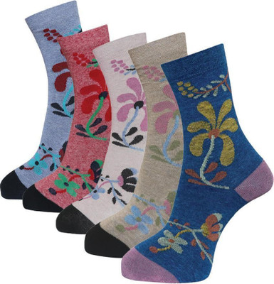 Dollar Women Printed Calf Length(Pack of 5)