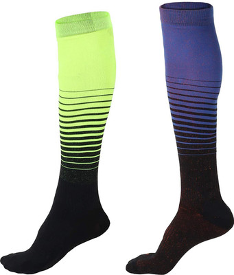 unbeatable Men Striped, Solid Knee High, Over the Knee(Pack of 2)