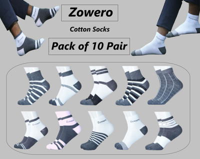 Nefrican Men Self Design Ankle Length(Pack of 10)