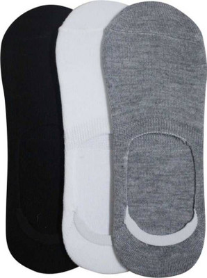 Buyra Men & Women Self Design Peds/Footie/No-Show(Pack of 3)