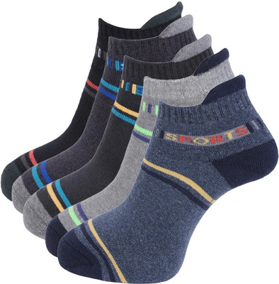 Dollar Men Striped Ankle Length(Pack of 5)