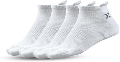 RECKZOZ Men Solid Ankle Length(Pack of 4)