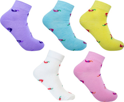Vidhaan Women Printed Ankle Length(Pack of 5)