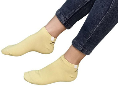 Sting Bee Women Solid Ankle Length(Pack of 5)