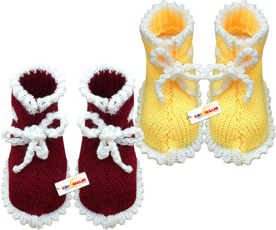 KIDSGULLAK Baby Boys & Baby Girls Solid Ankle Length(Pack of 2)