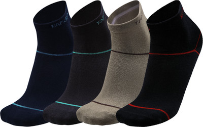 FABdon Men Solid Ankle Length(Pack of 4)