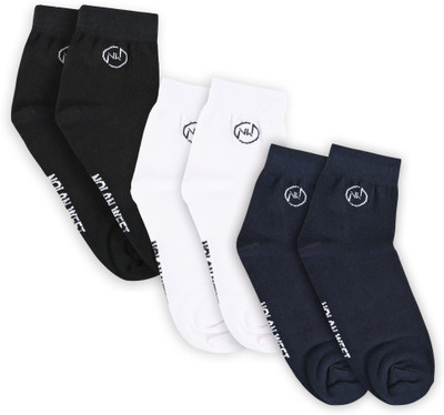 Nolan West Men Self Design Ankle Length(Pack of 3)