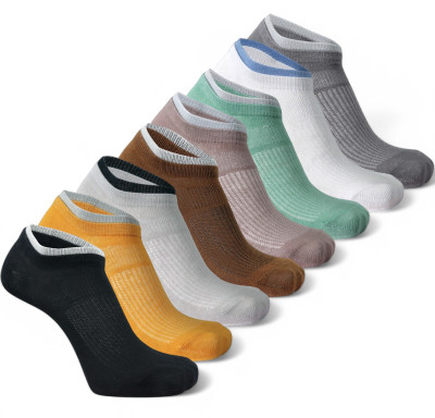 Sockscarving Unisex Striped Ankle Length(Pack of 8)