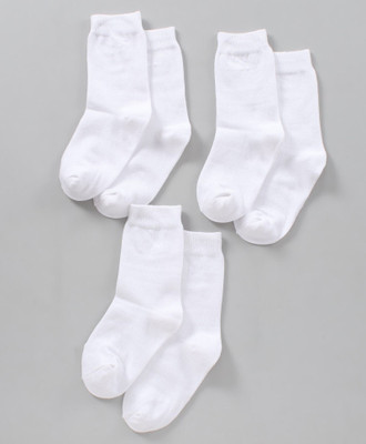 LEBERTY Boys & Girls Solid Ankle Length(Pack of 3)