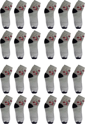 vactly Men & Women Self Design Ankle Length(Pack of 12)