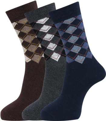 Dollar Men Printed Calf Length(Pack of 3)