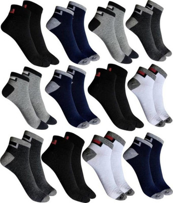 GARUN Men Embriodered Ankle Length(Pack of 12)