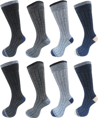 VAPINDIA Men Mid-Calf/Crew(Pack of 8)