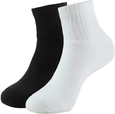 XOALT Unisex Solid Ankle Length(Pack of 2)