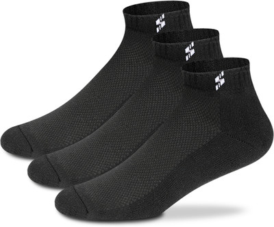 Supersox Men Solid Ankle Length(Pack of 3)