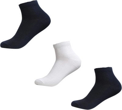 JPT Unisex Solid Ankle Length(Pack of 3)