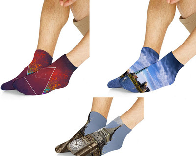 mefunky Men Printed Ankle Length(Pack of 3)