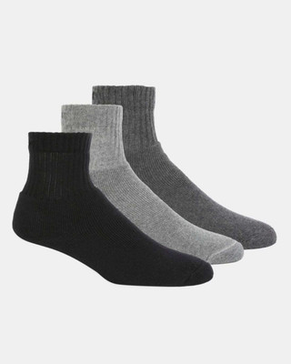 BLUTE Men & Women Solid Ankle Length(Pack of 3)