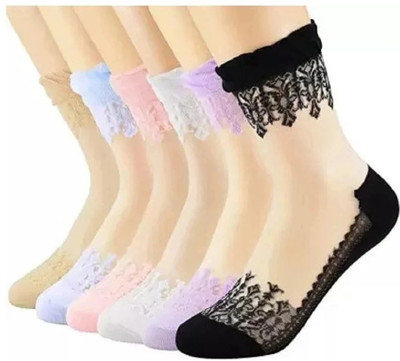 brendo Women Floral Print Ankle Length(Pack of 6)