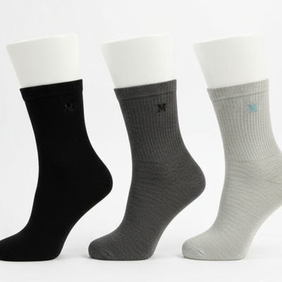 MIKO Unisex Self Design Ankle Length(Pack of 4)